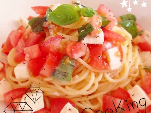 夏バテに☆さっぱり冷製パスタ